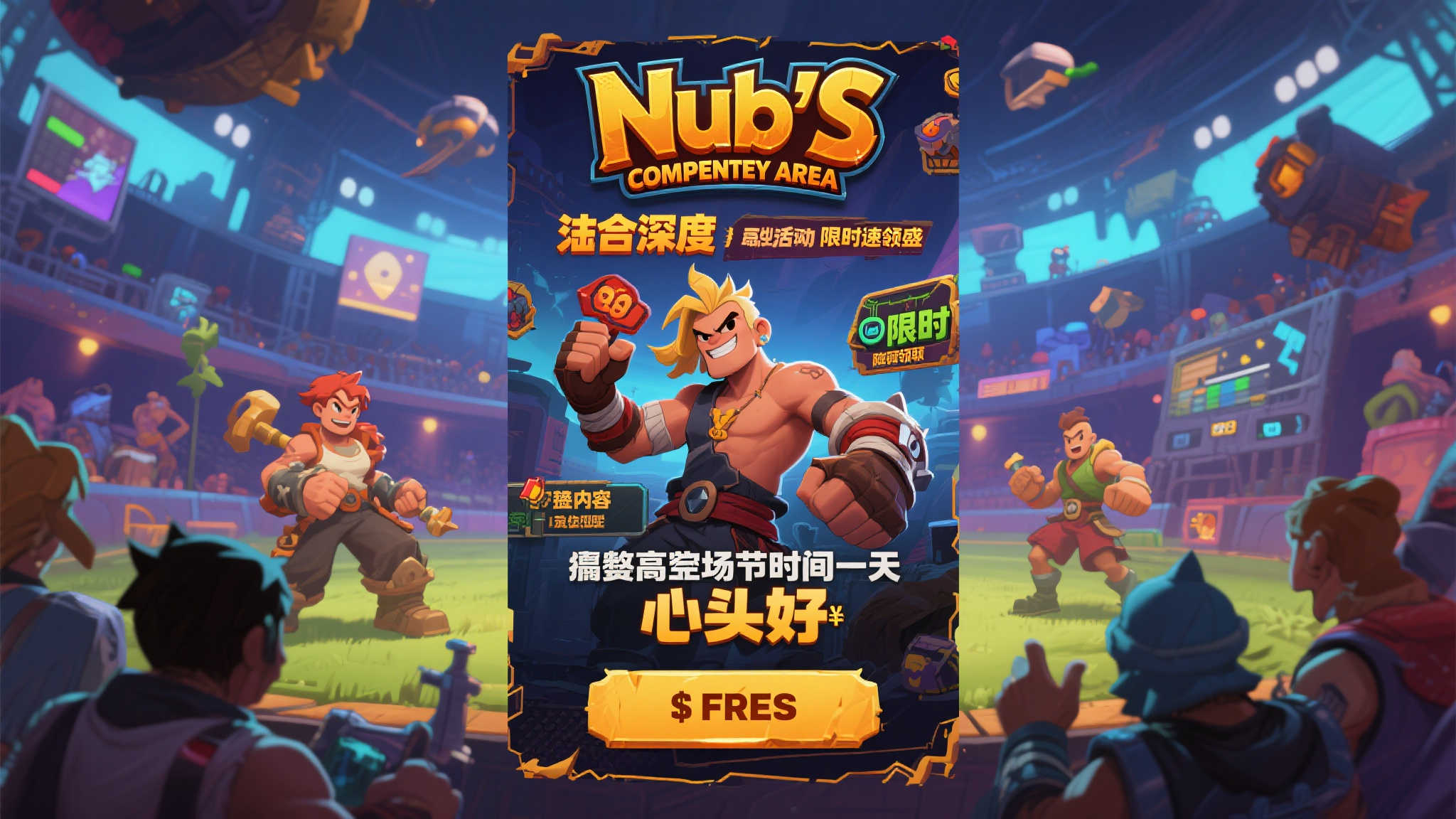仅限24小时!快来免费领取《Nubs:竞技场》合作肉鸽游戏! 仅限24小时!快来免费领取《Nubs:竞技场》合作肉鸽游戏!